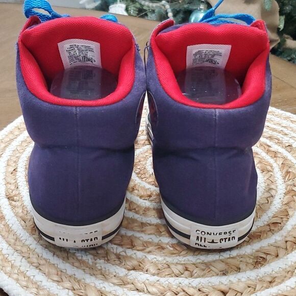 All Star Converse Color Block Hightop Sneaker Kids, Size 5 - Picture 5 of 10